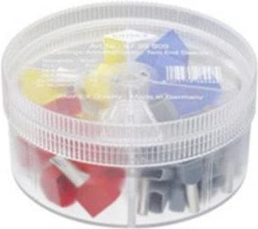 Knipex 97 99 909 ferrule sortiment fuldisoleret grå, rød, blå, gul 45 stk.