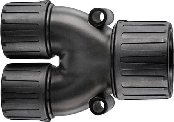HellermannTyton 166-25801 HG16-Y13 Y-fördelare Svart 16 mm, 13 mm, 13 mm 1 st.
