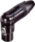 Miniatyrbillede 1 af 4: Neutrik NTR-NC3FRX-B Xlr Kabelstik 90° 3 N/a Xx/rx Loddeforbindelser Sort
