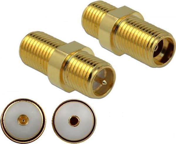DeLOCK - Antenneadapter - SMA (R) til RP-SMA (R) - 7 mm (89992)
