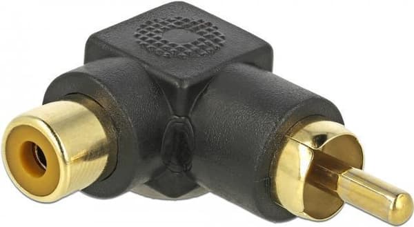 DeLOCK 66168 kaapelisovitin RCA musta (66168)
