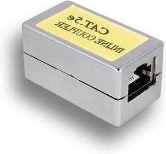 Udstyr - Netværkskobler - RJ-45 (W) til RJ-45 (W) - skærmet - CAT 5e