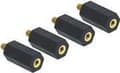 Miniatyrbillede 1 af 2: Delock Spacer M4 x M3, sekskant, indvendig/udvendig, 20 mm sort 4 stk.