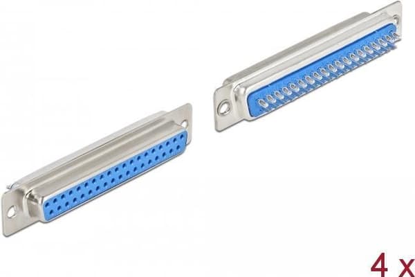 Delock - Datastik - DB-37 (W) (pakke med 4) (66715)