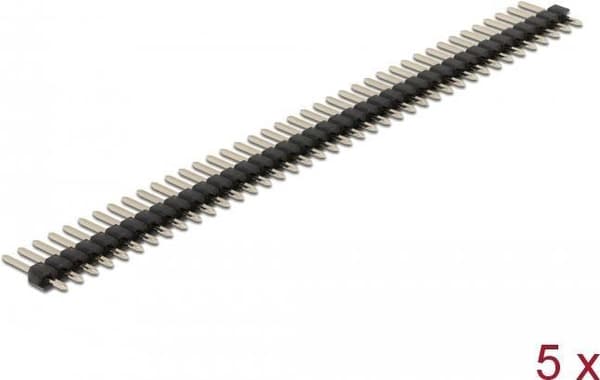 DeLOCK - Header - Polyester - Svart (5-pack) (66694)