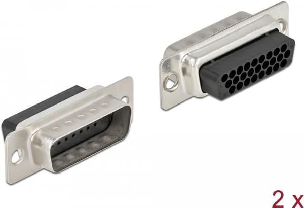 Delock - Datastik - HD-26 (M) (pakke med 2) (66713)