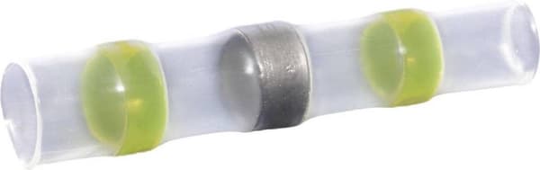 Quadrios 22C464 Butt Connector Krympbar 4,0 mm² 6,0 mm² Helisolerad Gul 1 Set