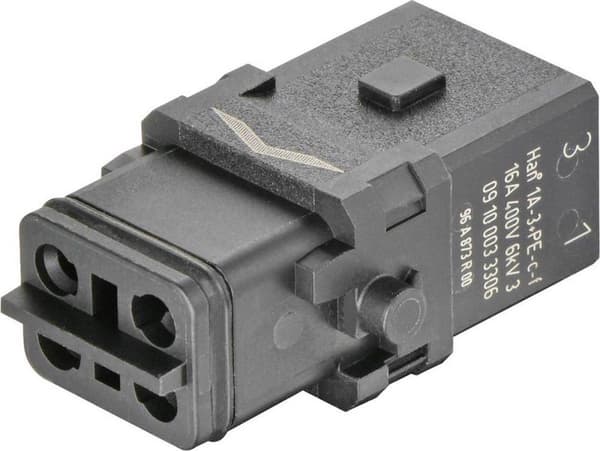 Harting-kontakt Han 1A-3+PE-Cf 09 10 003 3306 1 st (09 10 003 3306)