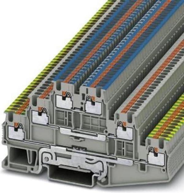 Phoenix Contact PT 1.5/S-PE/L/N - flerniveauklemme PT 1.5/S-PE/L/N grå indhold: 50 stk. (3213755)