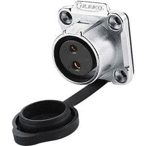 Alcasa IC01-20P203 - S1 - Power (2-benet) - Lige - Metal - Plast - Guld - Kobberlegering - IP65 - IP67 (IC01-20P203)