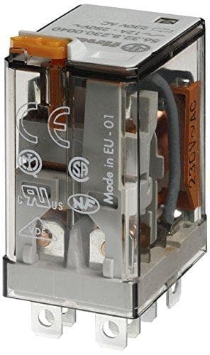 Finder plug-in relæ 230VAC 2W 12A til fatning 96.72 56.32.8.230.0040 (563282300040)