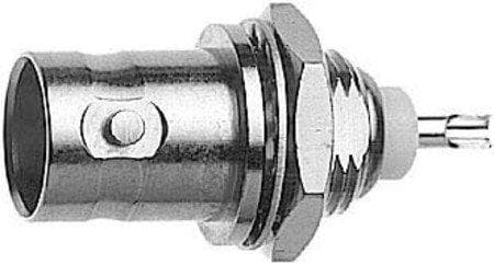 Telegärtner BNC panel jack 50 Ohm, Z01 (a=31, b=12,5), UG-1094 B/U - 5 stk (J01001A0615)