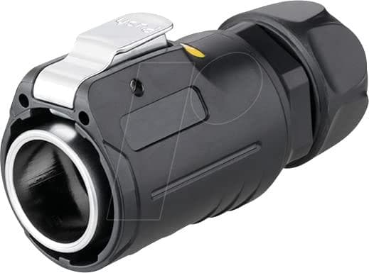 Alcasa S1 IC01-24R01 - RJ45 - Svart - Hane/Kvinna - Rak - Metall - Silikagel - Zink - IP65 - IP67 (IC01-24R01)