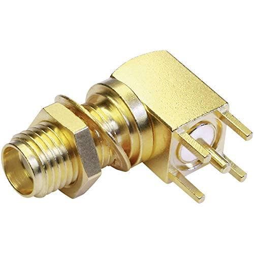 Telegärtner Koax SMA kulmapaneelin pistorasian asennusmitat: Z25 / Z55 (J01151A0201Z) (J01151A0201Z)