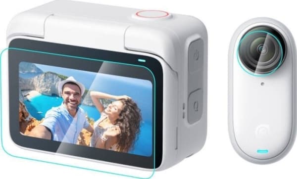 PULUZ 2-in-1 näytön ja linssin suojakalvo Insta360 GO 3 (läpinäkyvä)