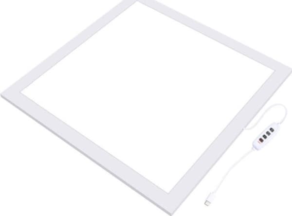Skyggeløs base Puluz LED-lampe 1200 lumen, 33,3 cm x 33,3 cm Effektiv overflate