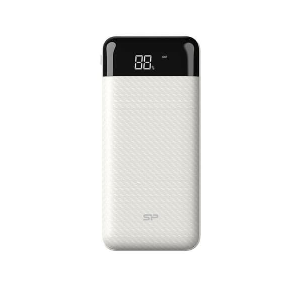 Silicon Power powerbank GP28 10000mAh, hvit Grå
