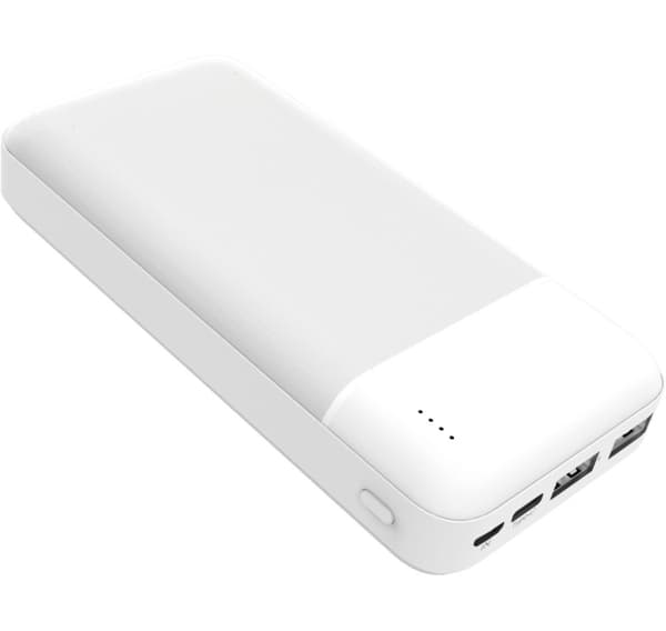 Platinet batteribank 20000mAh PMPB20W706, hvit