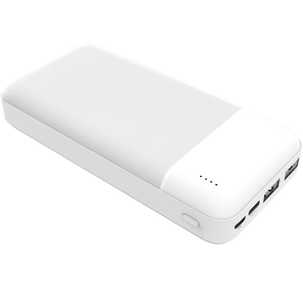 Platinet batteribank 20000mAh PMPB20W706, hvit