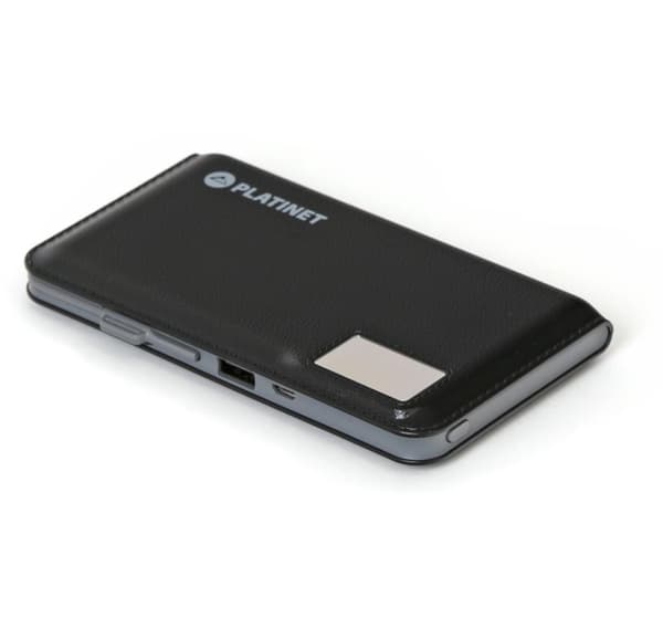 Platinet powerbank skinn 12000mAh LCD 2.1A Li-Po (43799)