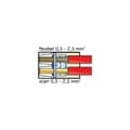 Miniatyrbillede 3 af 4: HellermannTyton terminalpol=2, 0,5...2,5 mm² - 148-90000 (HECP-2)