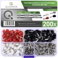 Miniatyrbillede 1 af 3: Quadrios 22C483 Sortiment af ferrules Delvis isolerede 200 stk.