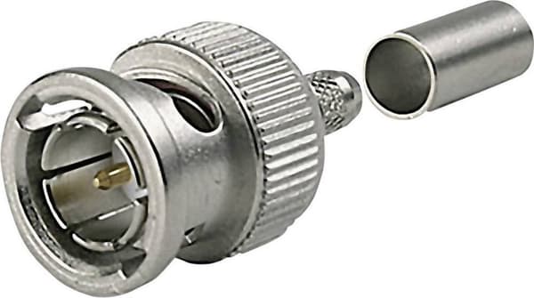 Telegärtner J01002B0018 J01002B0018 HDTV BNC tilslutningsstik, højre 75 Ω 1 stk.