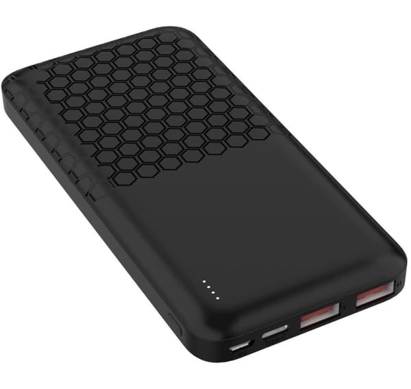 Platinet powerbank 10000mAh PD QC, svart (45931)