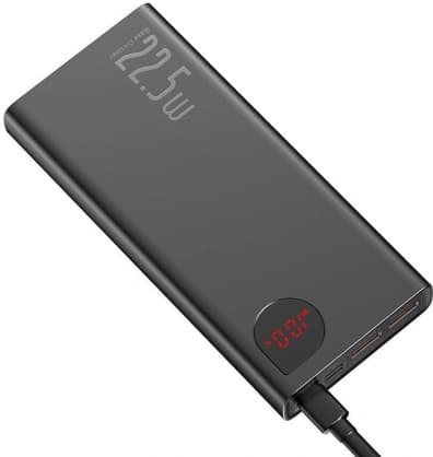 Power Bank Adaman Metal 20000mAh 22,5W Svart, Baseus