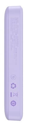 Power Bank PPCX110105 10000 mAh" Lila, Baseus