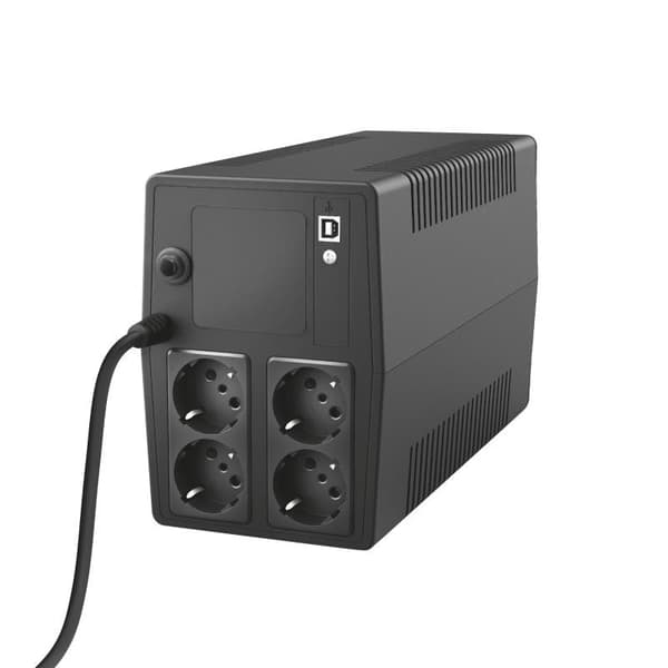 UPS 600 watt (1000 va, simulerad sinusvåg av vågformstyp, 23504), Trust