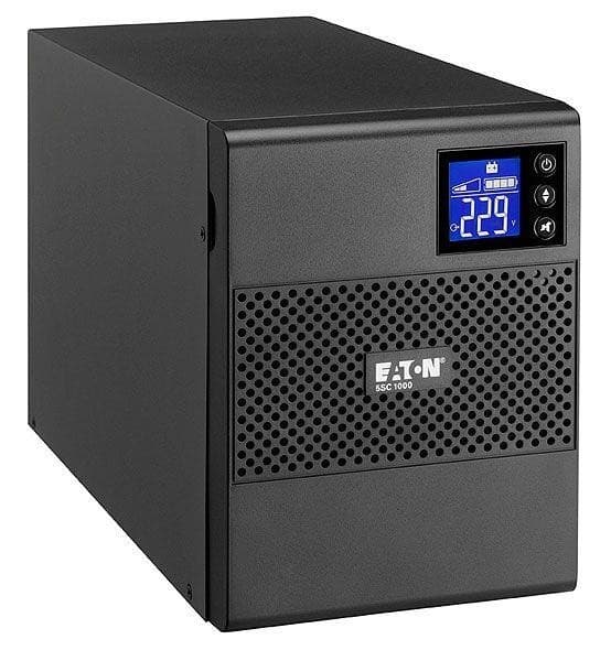 UPS 700 watt (1000 va, sinusbølge af bølgeform, lineinteractive, desktop/piedestal, 5sc1000i), Eaton