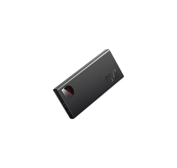 Power Bank, Adaman 22,5W Quick Charge Powerbank 10000mAh Svart, Baseus