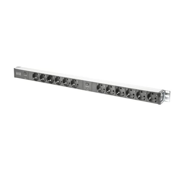 Digitus, Aluminium Udløbsliste med overbelastningsbeskyttelse, DN-95405