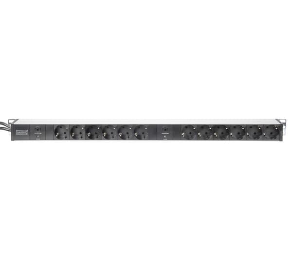 Digitus, Aluminium Udløbsliste med overbelastningsbeskyttelse, DN-95405