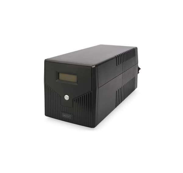 Digitus, Line-Interactive UPS, Line-Interactive UPS DN-170075, 1500VA, 900W, 2x 12V/9Ah akku, 4x CEE 7/7 pistorasia, 2x RJ45, 1x USB 2.0 tyyppi B, 1x