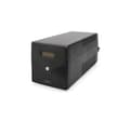 Pikkukuva 5 / 7: Digitus, Line-Interactive UPS, Line-Interactive UPS DN-170075, 1500VA, 900W, 2x 12V/9Ah akku, 4x CEE 7/7 pistorasia, 2x RJ45, 1x USB 2.0 tyyppi B, 1x