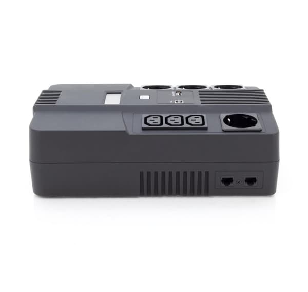Digitus, All-in-One UPS, All-in-One UPS, 600VA/360W, LED 12V/7Ah x1, 4x CEE 7/7,3x IEC C13, USB, RJ45