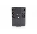 Miniatyrbillede 7 af 11: Digitus, All-in-One UPS, All-in-One UPS, 600VA/360W, LED 12V/7Ah x1, 4x CEE 7/7,3x IEC C13, USB, RJ45