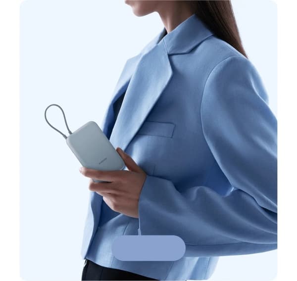 Xiaomi powerbank 22,5W 10000mAh, isblå