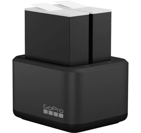 GoPro akkulaturi + 2 Enduro akkua Hero9/1011/12 Black