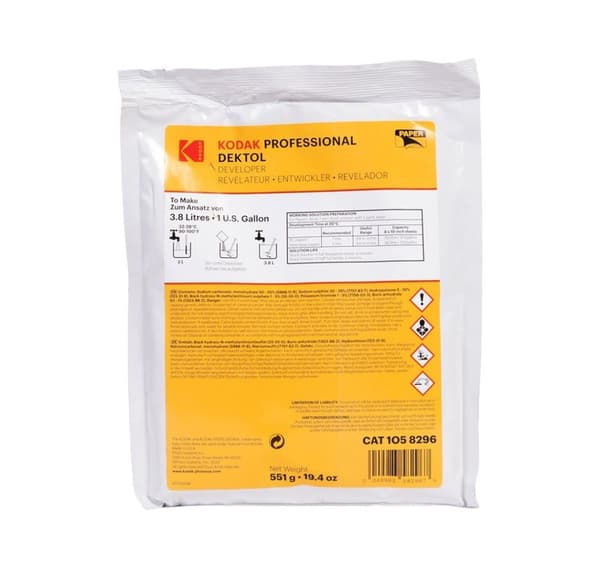 Kodak paperikehitin Professional Dektol 3.8L (jauhe)