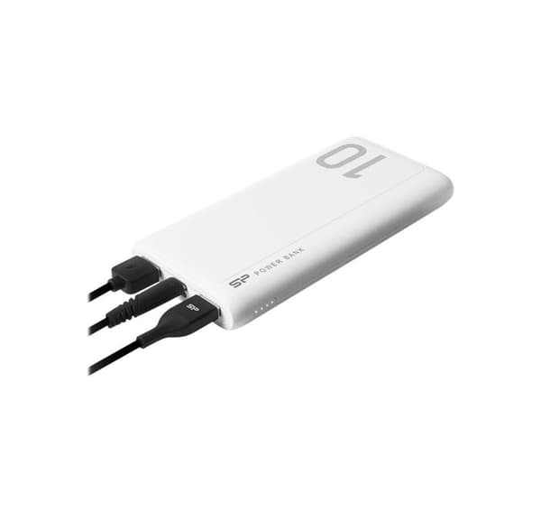 Silicon Power Bank GP15 10000mAh, valkoinen