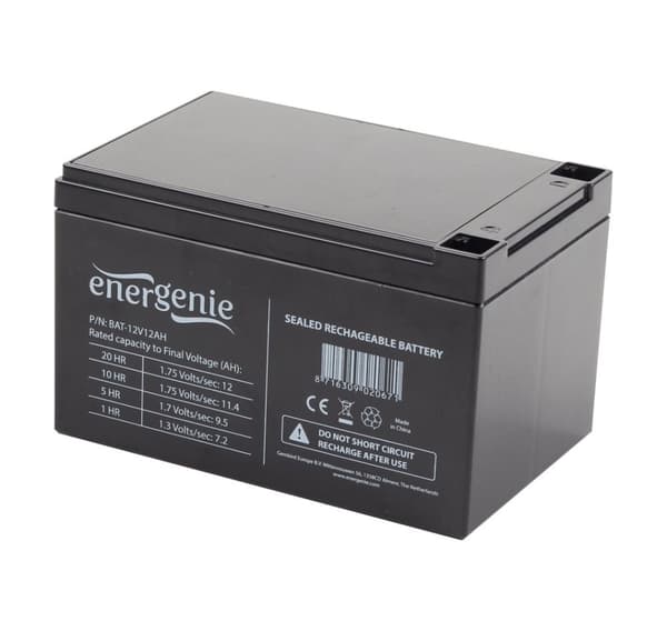 EnerGenie, Ladattava akku 12 V 12 AH UPS:lle