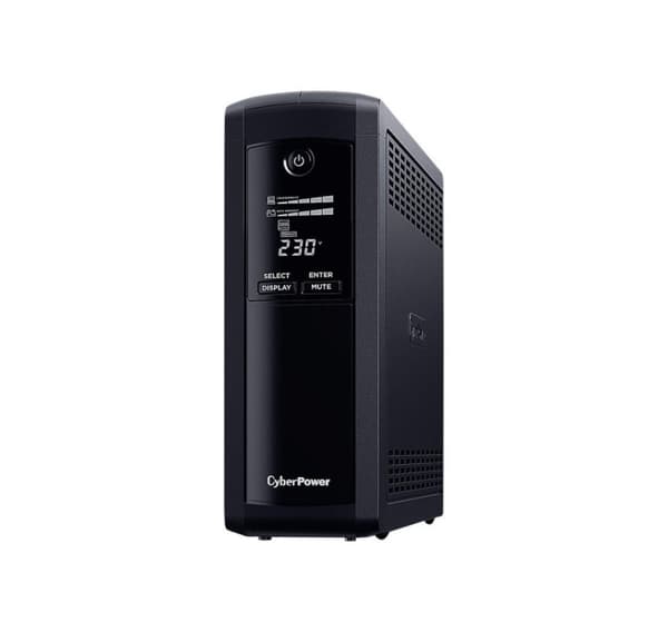CyberPower, vara-UPS-järjestelmät, VP1600EILCD musta