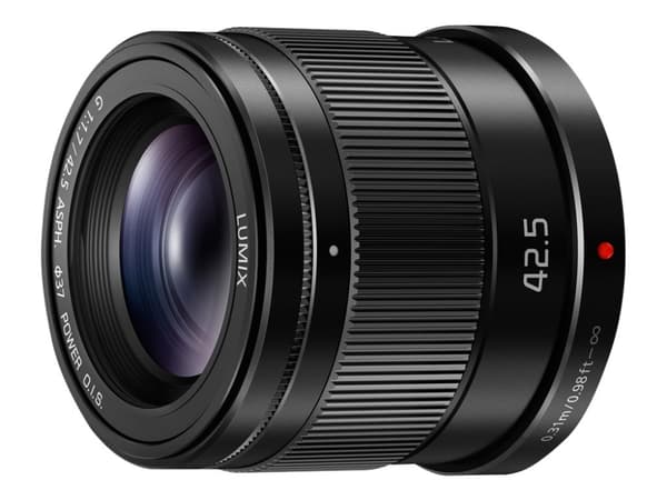 Panasonic Lumix H-HS043E - Telefotoobjektiv - 42.5 mm - f/1.7 G - Micro Four Thirds - for Lumix DC-BGH1; Lumix G DC-G100, G110, G90, GF10, GF90, GH5M Sort