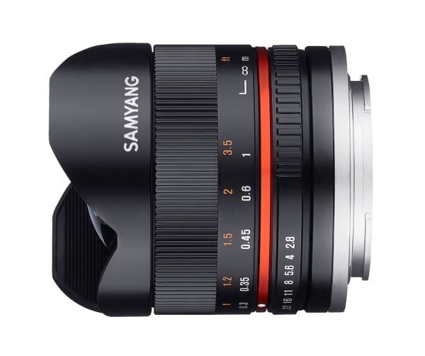 Samyang Fujifilm X 8 mm objektiivi