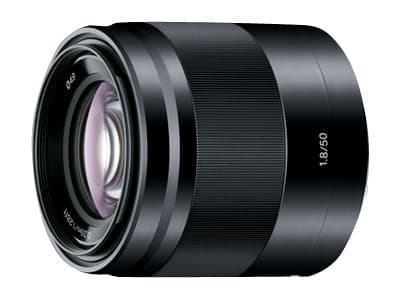 Sony SEL50F18 - Objektiv - 50 mm - f/1.8 - Sony E-mount - for Cinema Line; a VLOGCAM; a1; a1 II; a6700; a7 IV; a7C; a7C II; a7CR; a7R V; a7s III; a9 Sort