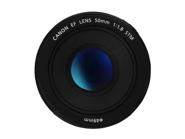 Canon EF - Objektiivi - 50mm - f/1.8 STM - Canon EF musta