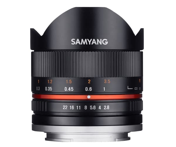 Samyang 8mm F2.8 UMC Fish-eye II, 11/8, Sony E